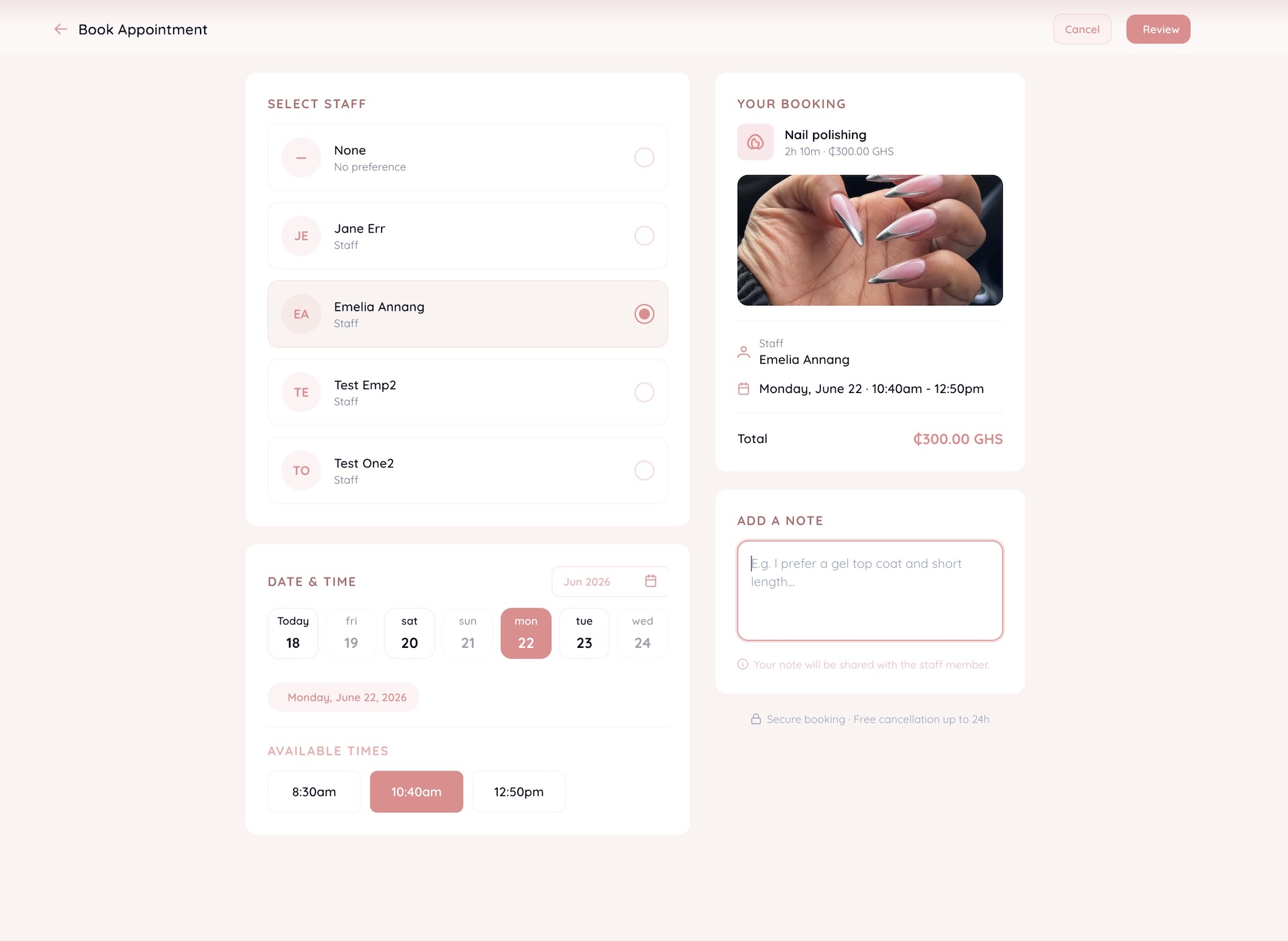 Access Beauty e-commerce platform