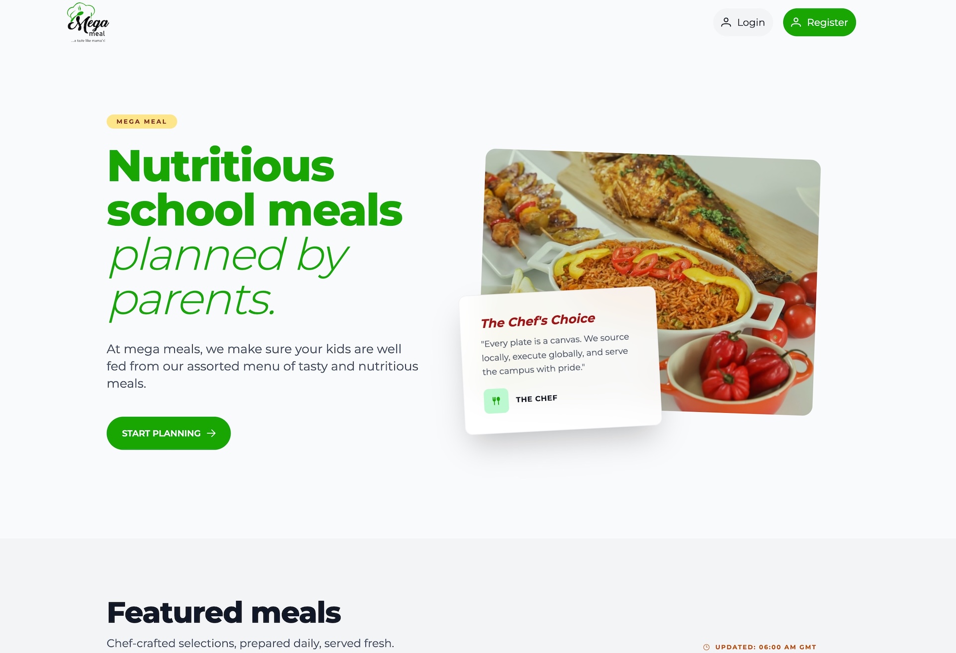 Mega Meal food delivery app